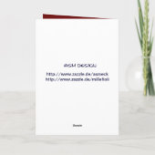 Frohe Weihnachten - Tannen-your text Feestdagen Kaart (Achterkant)