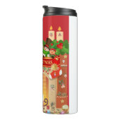 Frohe Weihnachten Thermosbeker (Geroteerd rechts)