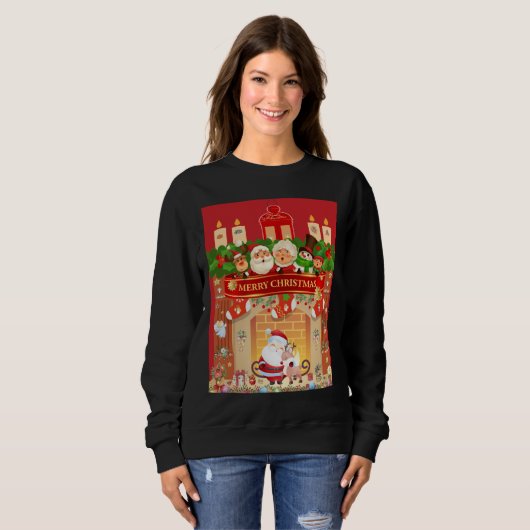 Frohe Weihnachten  Trui (Voorkant volledig)