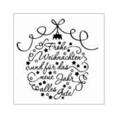 Frohe Weihnachten und für das neue jahr alles gute Rubberstempel (Afrduk)