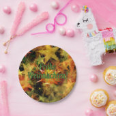 Frohe Weihnachten! Vrolijk kerstfeest in het Duits Papieren Bordje (Feest)