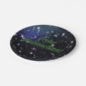 Frohe Weihnachten! Vrolijk kerstfeest in het Duits Papieren Bordje (Gekanteld)