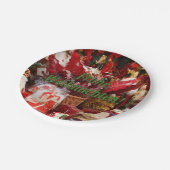 Frohe Weihnachten! Vrolijk kerstfeest in het Duits Papieren Bordje (Gekanteld)