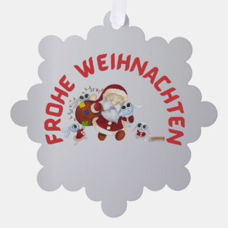 Frohe Weihnachten, Weihnacht, Weihnachte, Weihnach Ornament Kaart