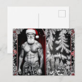 Frohe Weihnachten wünscht der Weihnachtsmann Briefkaart (Voorkant / Achterkant)