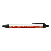 Frohe Weihnachten Zwarte Inkt Pen (Bovenkant)