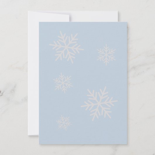 Frohe Weinachten Kaart (Achterkant)