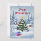 Frohe Weinachten Kaart (Voorkant)
