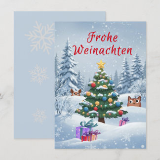 Frohe Weinachten Kaart