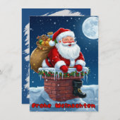 Frohe Weinachten, Postkarte  Kaart (Voorkant / Achterkant)