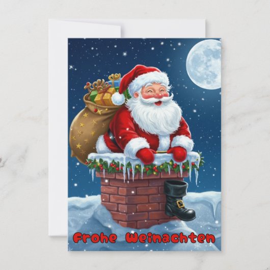 Frohe Weinachten, Postkarte  Kaart (Voorkant)