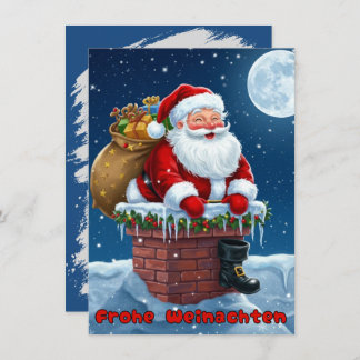 Frohe Weinachten, Postkarte  Kaart