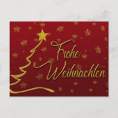 Frohe Wiehnachten Feestdagenkaart (Voorkant)
