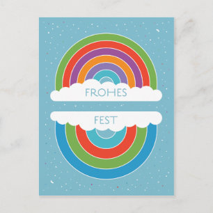 Frohes Fest Briefkaart