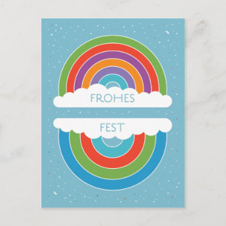 Frohes Fest Briefkaart