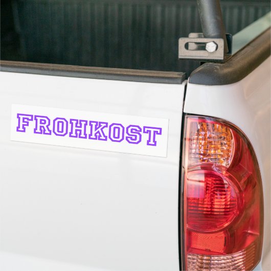 FROHKOST BUMPERSTICKER (Op Truck)