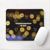 Fröhliche Gesichter Muismat (Met muis)