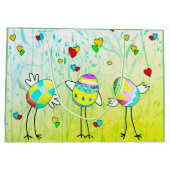 Fröhliche Ostereier  Groot Cadeauzakje (Achterkant)