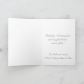 Fröhliche Weichnachten - Kerstballerina Kaart (Binnen)