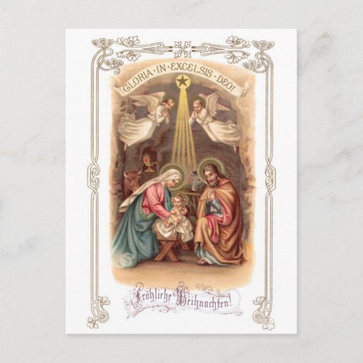 Fröhliche Weihnacht 2 Briefkaart (Voorkant)