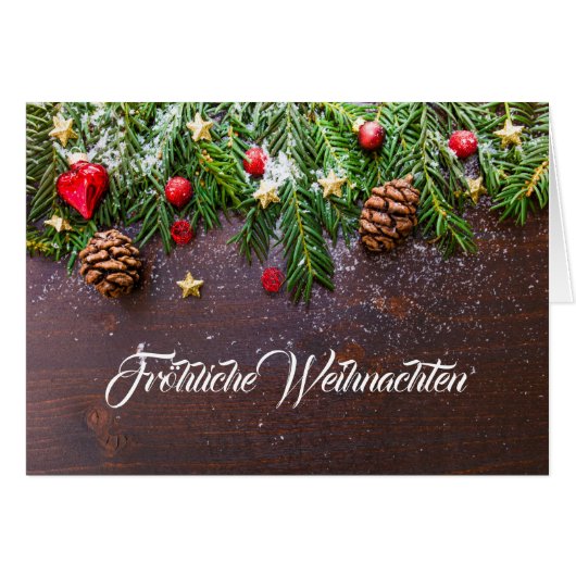 Fröhliche Weihnachten (Voorkant Horizontaal)