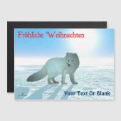 Fröhliche Weihnachten - Arctic Fox (Voorkant / Achterkant)