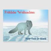 Fröhliche Weihnachten - Arctic Fox (Voorkant)