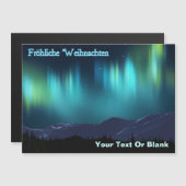 Fröhliche Weihnachten - Aurora Borealis (Voorkant / Achterkant)
