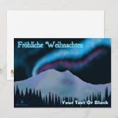 Fröhliche Weihnachten - Blue Aurora (Voorkant / Achterkant)