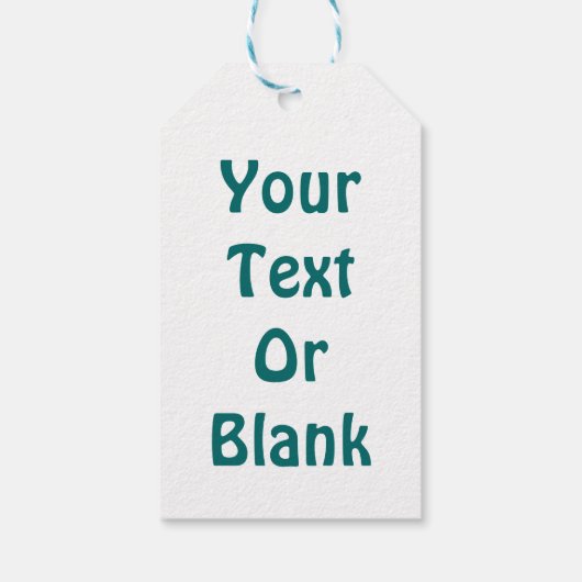 Frohliche Weihnachten - Blue Aurora Cadeaulabel (Achterkant)