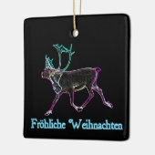 Frohliche Weihnachten - Electric Cariou Keramisch Ornament (Links)