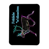 Frohliche Weihnachten - Electric Cariou Magneet (Verticaal)