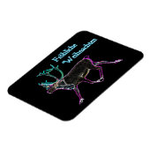 Frohliche Weihnachten - Electric Cariou Magneet (Linkerzijde)