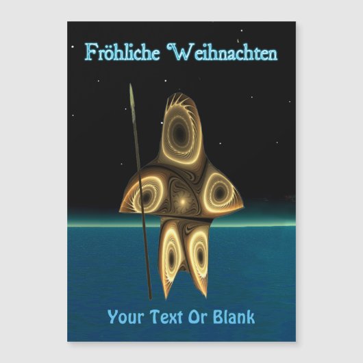 Fröhliche Weihnachten - Fractal Inuit Hunter (Voorkant)