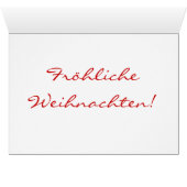 Fröhliche Weihnachten Kerst Paarse Ster III (Binenzijde Horizontaal (Onderkant))