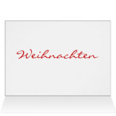 Fröhliche Weihnachten Kerst Paarse Ster III (Binnen Horizontaal (Boven))