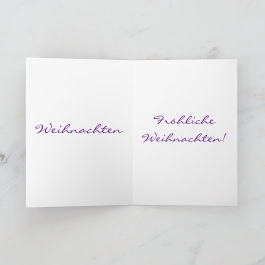 Fröhliche Weihnachten Kerstkerrood Star III Feestdagen Kaart (Binnen)