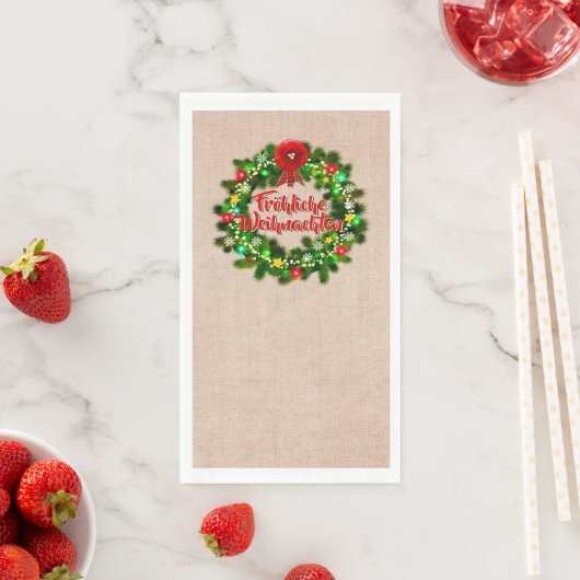 Fröhliche Weihnachten Kerstmis Servet (Insitu)
