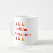 frohliche weihnachten koffie - mok (Voorkant links)
