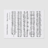 Fröhliche Weihnachten Merry German Tissuepapier (Voorkant)