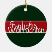 Frohliche Weihnachten Ornament (Voorkant)