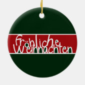 Frohliche Weihnachten Ornament (Achterkant)