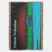 Frohliche Weihnachten - Polaire Beer met verlichti Deken (Voorkant Verticaal)