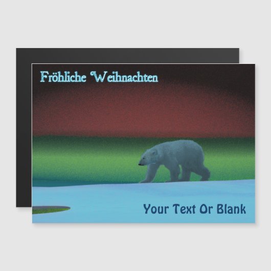 Fröhliche Weihnachten - Polar Lights Polar Beer (Voorkant / Achterkant)