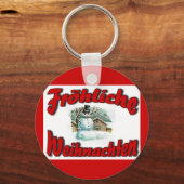 Fröhliche Weihnachten Sleutelhanger (Voorkant)