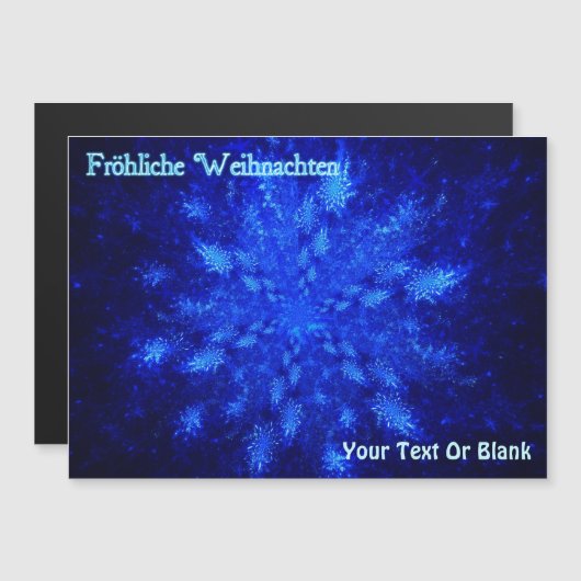 Fröhliche Weihnachten - Snowburst (Voorkant / Achterkant)