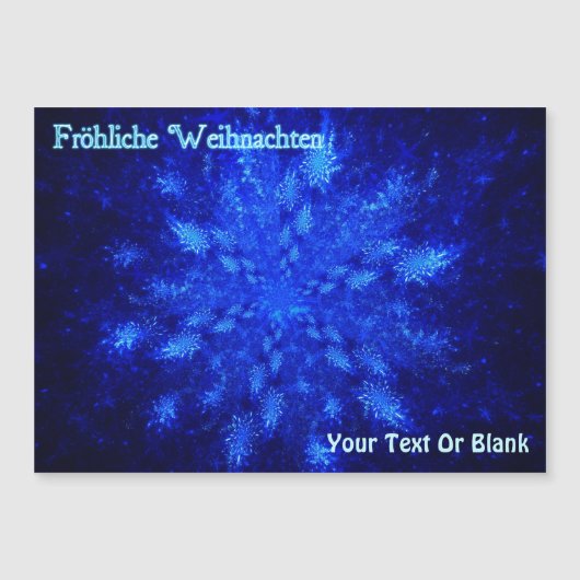Fröhliche Weihnachten - Snowburst (Voorkant)