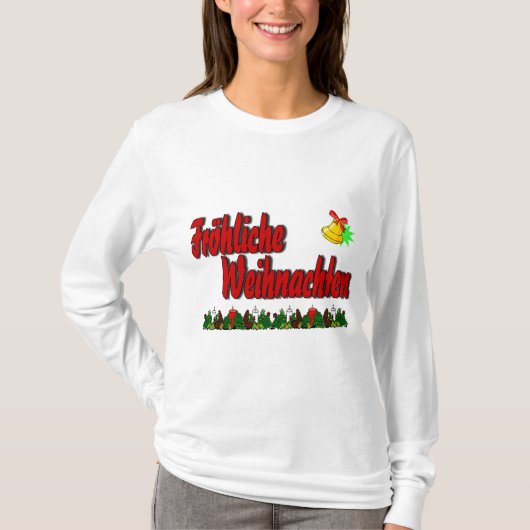 Fröhliche Weihnachten T-shirt (Voorkant)