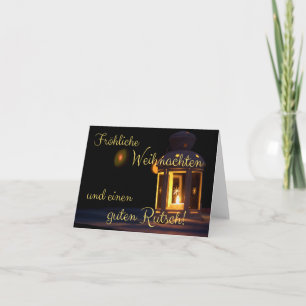Fröhliche Weihnachten und einen guten Rutsch! Kaart