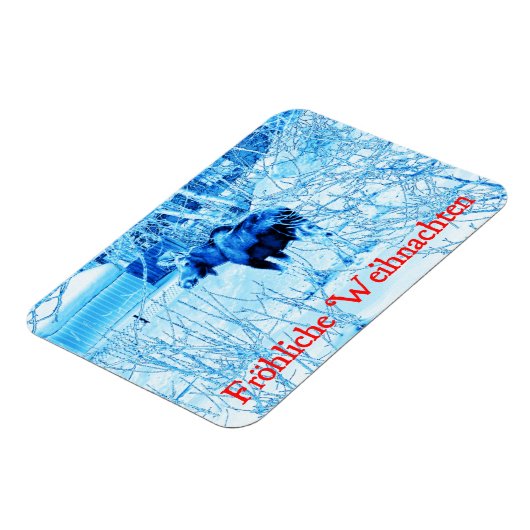 Frohliche Weihnachten - Urban Moose Magneet (Linkerzijde)